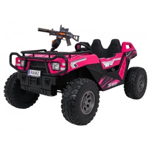 Vaikiškas elektrinis bagis PROSPECTOR 4x4 STRONG 690W (Rožinis)